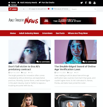 Adult Industry news