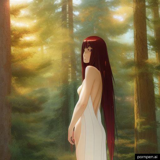 Une promenade dans les bois - Images porno IA