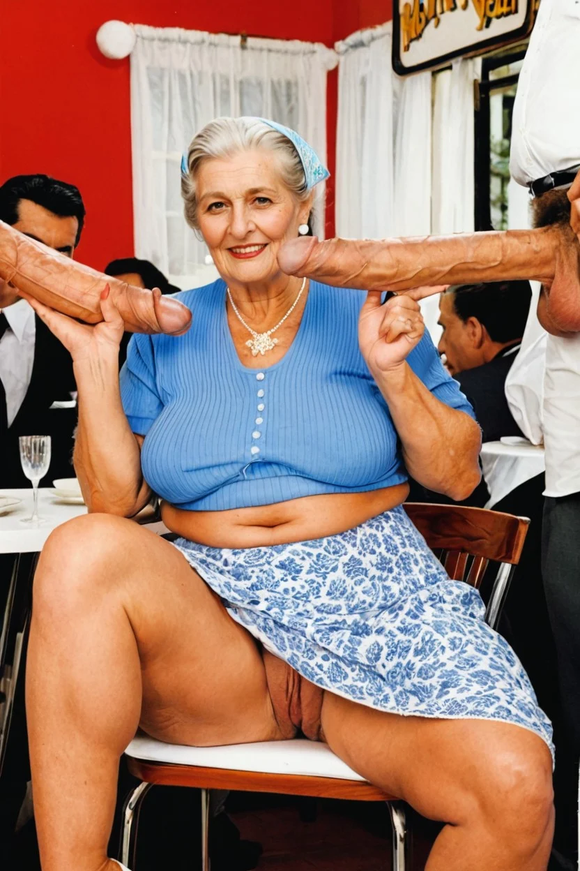 A grandmother who is very hungry-69549de8e7d3b3d2ddc6f9f7