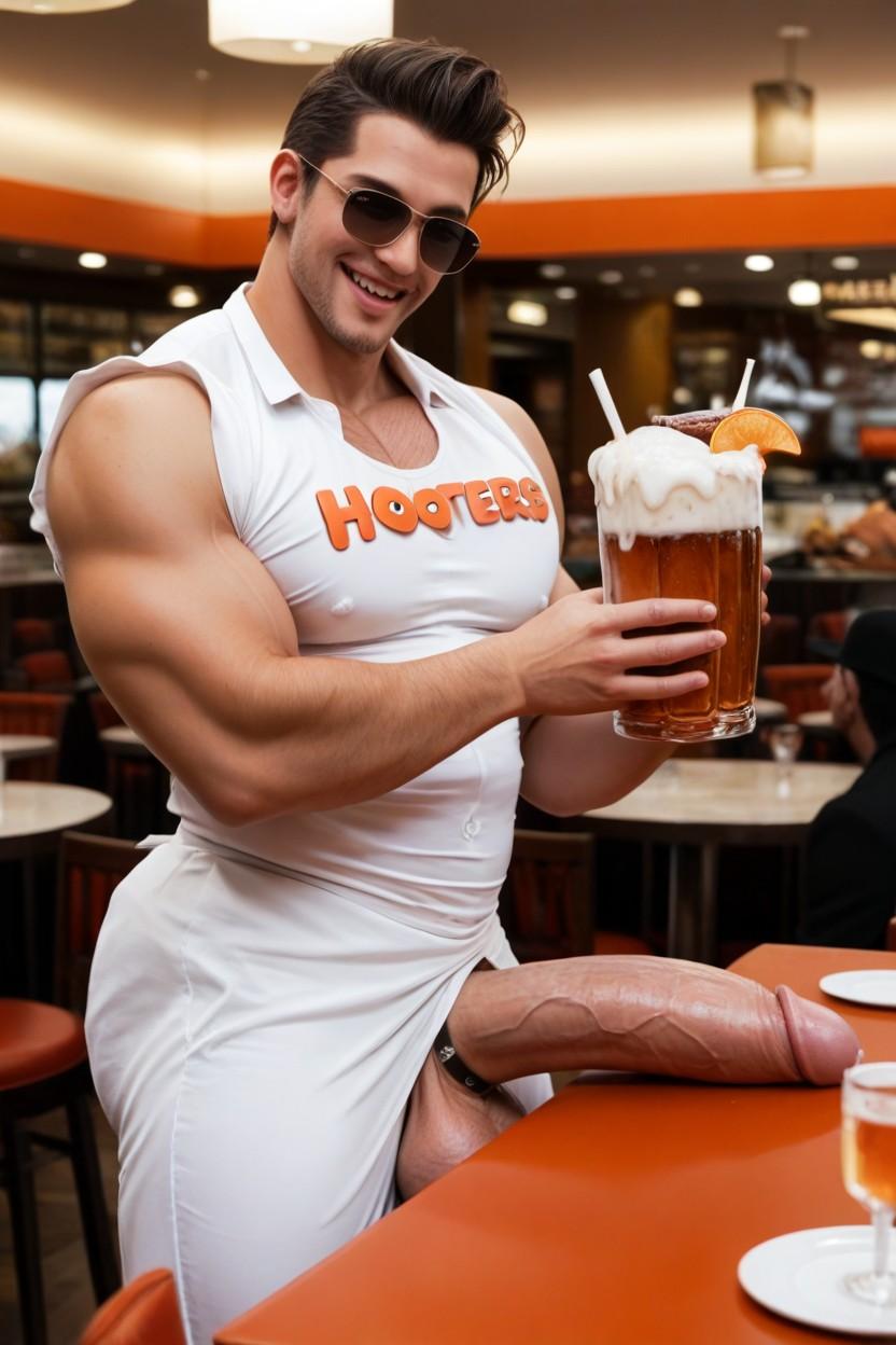 Hooters male waitress with giant cock-69a6fc433f95e29f0b639d4c