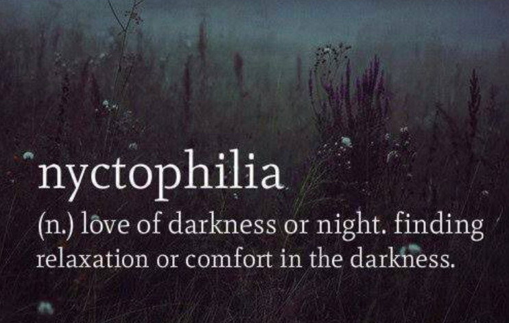 Illustration Nyctophilie