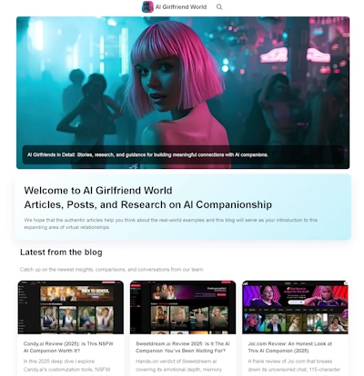 AI Girlfriend World Blog