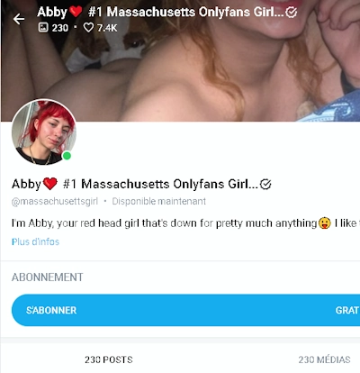 Abby Porn Captions - Watch review of porn site @massachusettsgirl by the Pornator