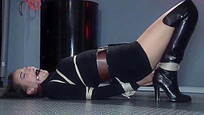 Beauty Girl Bondage And Gagged