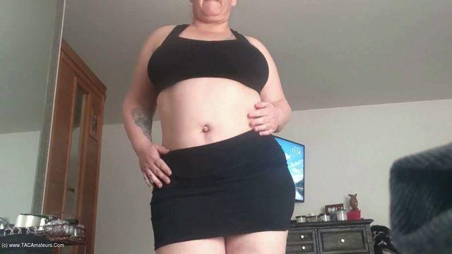 Black Skirt Tease