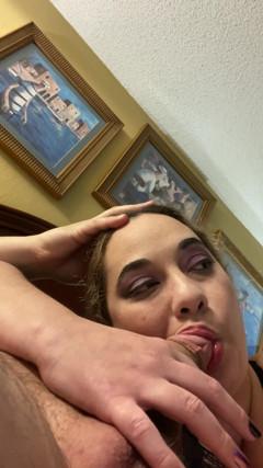 Sucking A Fan’s Cock And Swallowing His Cum